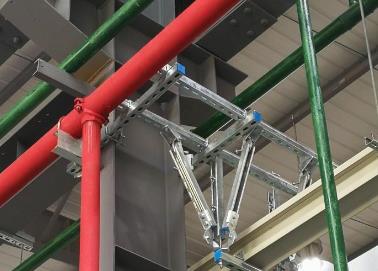 河南该抗震支架的整体式支吊架结构协调性好